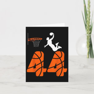 44 Jahre alter Sklam Dunk sein 44. Geburtstag Bysk Karte