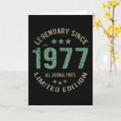 44 Jahre alter Tag Legende 44. Geburtstag Karte (Gelbe Blume)