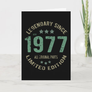 44 Jahre alter Tag Legende 44. Geburtstag Karte