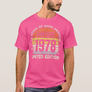 44 Jahre Vintag 1978 Limited Edition 44 t T-Shirt