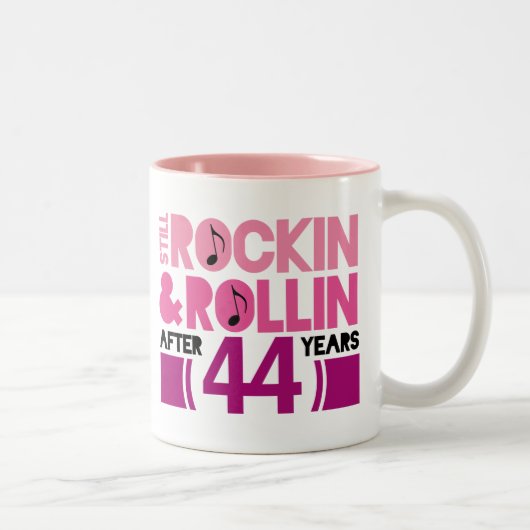 44. Jahrestags-Hochzeits-Geschenk Zweifarbige Tasse (Rechts)