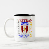 44. MEDCOM - Fort Bragg Zweifarbige Tasse (Links)