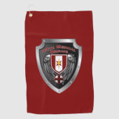 44. Medizinische Brigade "Dragon Medics" Schild Golfhandtuch (Vorderseite)