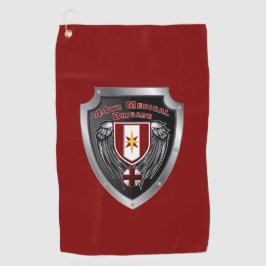 44. Medizinische Brigade "Dragon Medics" Schild Golfhandtuch
