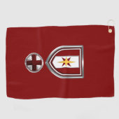 44. Medizinische Brigade Golfhandtuch (Horizontal)