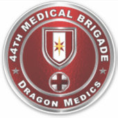 44. Medizinische Brigade Im Flugzeug Aufkleber (Vorderseite)