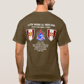 44. Medizinisches Brigaden-T-Shirt T-Shirt (Rückseite)