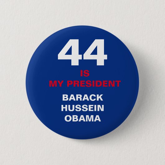 44 Obama Button (Vorderseite)