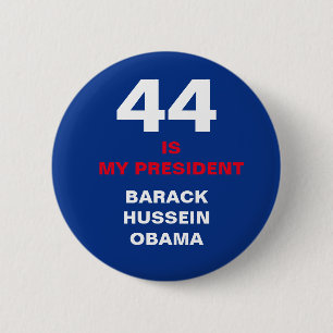 44 Obama Knopf Button