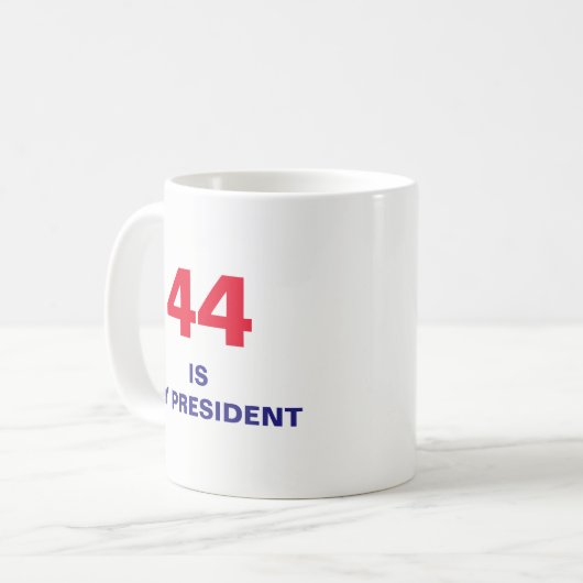 44 Obama-Tasse Kaffeetasse (Vorderseite Links)