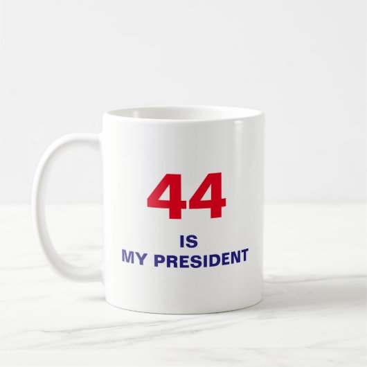 44 Obama-Tasse Kaffeetasse (Links)