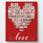 44 Photo Collage Love Instant Camera Film Heart   Fotoplatte (Vorderseite)