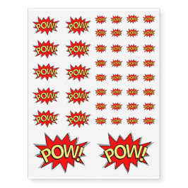 44 POW! Superhero Comic Buchblase, dass (3 Größen)