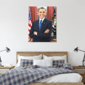 44. Präsident der Vereinigten Staaten Barack Obama Leinwanddruck (Insitu (Schlafzimmer))