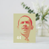 44 | Präsident Postkarte (Stehend Vorderseite)