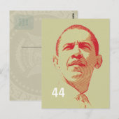 44 | Präsident Postkarte (Vorne/Hinten)