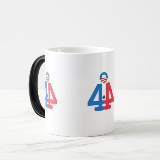 44. PRÄSIDENT von Tasse US Barack Obama (Vorderseite Links)