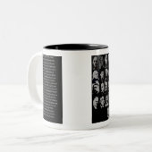 44 Präsidenten, LISTE VON PRÄSIDENTEN Zweifarbige Tasse (Vorderseite Links)