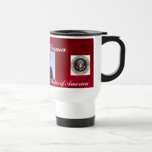 44. Präsidenten-Tasse (rot) Reisebecher (Rechts)