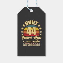 44 Years Ago All Parts Original 44th Birthday Geschenkanhänger