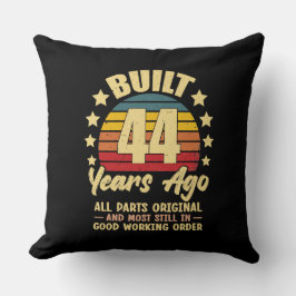 44 Years Ago All Parts Original 44th Birthday Kissen