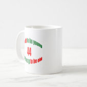 44 zu alt kaffeetasse (Vorderseite Links)