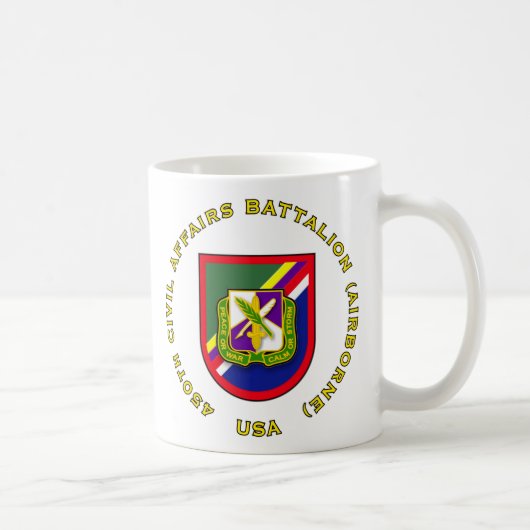 450th Ziviles Angelegenheits-Bataillon Kaffeetasse (Rechts)