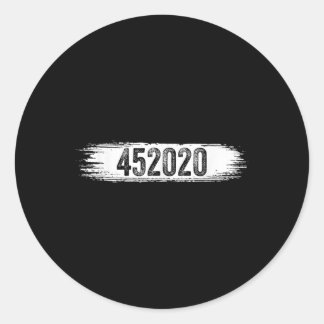 452020 Shirt - 452020 Trump Tee Shirt Geschenk 452 Runder Aufkleber