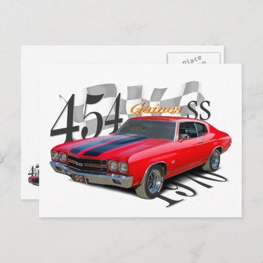 454 SS POSTKARTE (Vorne/Hinten)