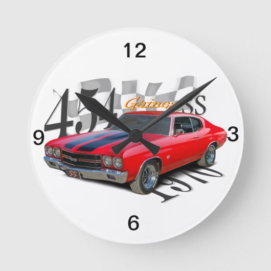 454 SS RUNDE WANDUHR (Vorderseite)