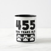 455 Hundejahre alt Tasse (Zentrum)