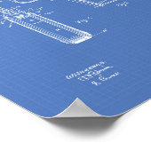 45.1911 Patentart - Blueprint Poster (Ecke)