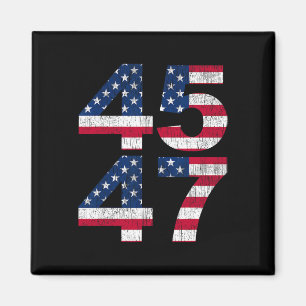 45 47 2024 Präsident Vintag Magnet