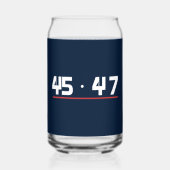 45 47 Classics Navy Rot Zwei-Seitige Dose Dosenglas (Vorderseite)