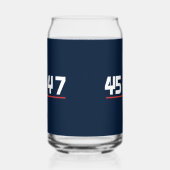 45 47 Classics Navy Rot Zwei-Seitige Dose Dosenglas (Rechts)