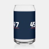 45 47 Classics Navy Rot Zwei-Seitige Dose Dosenglas (Links)
