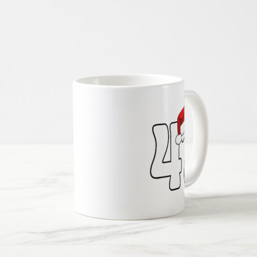45 47 Donald Trump 2024 American Flag Weihnachtsma Kaffeetasse (VorderseiteRechts)
