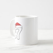 45 47 Donald Trump 2024 American Flag Weihnachtsma Kaffeetasse (Vorderseite Links)