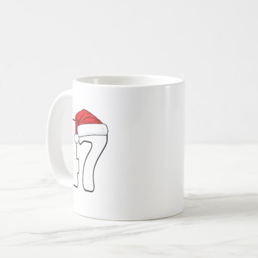 45 47 Donald Trump 2024 American Flag Weihnachtsma Kaffeetasse (Vorderseite Links)