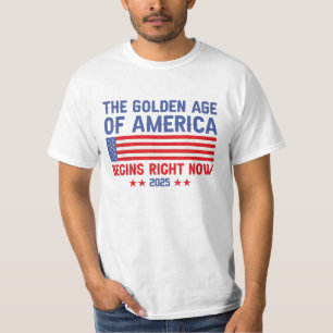 45 47 Donald Trump Das goldene Zeitalter Amerikas  T-Shirt