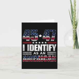 45 47 Ich identifiziere mich als Amerikaner 45 47 Karte