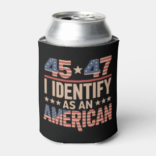 45 47 Ich identifiziere mich als ein amerikanische Dosenkühler