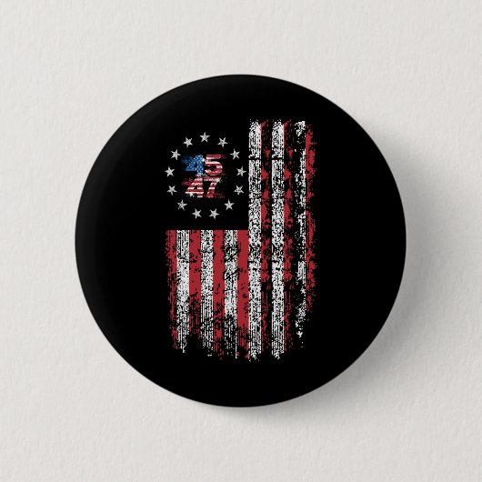 45 47 Präsident 47 Präsident der amerikanischen Fl Button (Vorderseite)