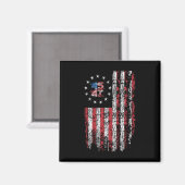 45 47 Präsident 47 Präsident der amerikanischen Fl Magnet (Vorderseite/Rückseite)