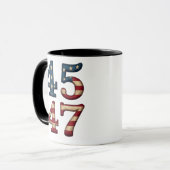 45-47 Präsident Trump Tasse (Vorderseite Links)
