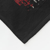 45 47 Trump 2024 Amerikanische Flagge Fleecedecke (Ecke)