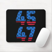 45 47 Trump 2024 Jesus ist mein Retter Trump ist m Mousepad (Mit Mouse)