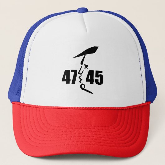 45 47 Trump Truckerkappe (Vorderseite)