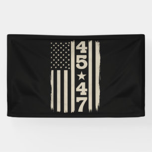 45 47 Trump Vintage USA-Flagge 47. Präsident Banner