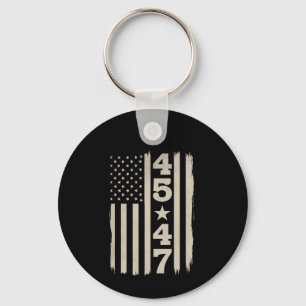45 47 Trump Vintage USA-Flagge 47. Präsident Schlüsselanhänger